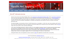 Desktop Screenshot of handle.net